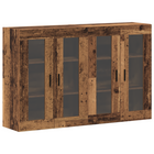 Wall-Mounted Cabinets 2 pcs Old wood 69.5 x 34 x 90 cm