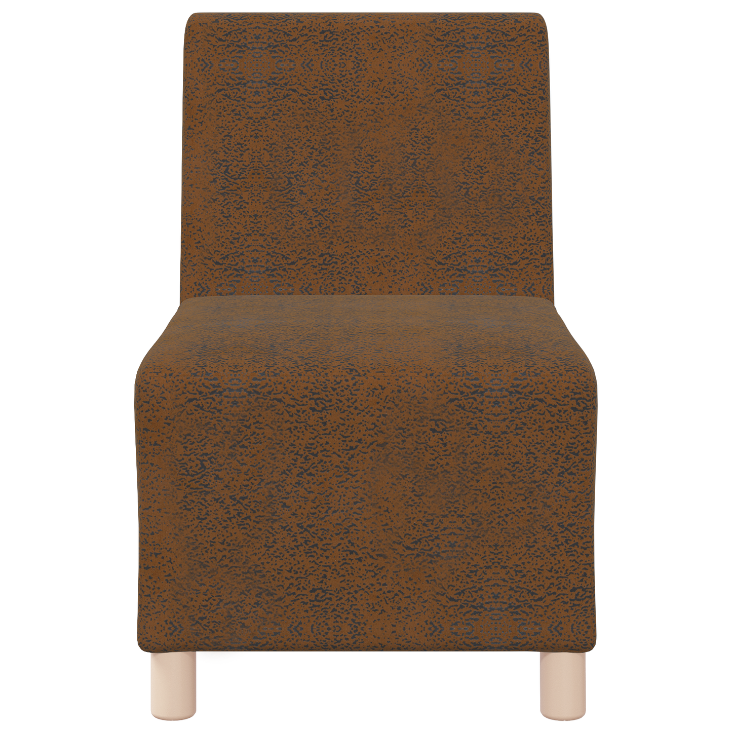 Sofa Stoel met kussen 2 pcs Bruin 55 cm Faux suede leer