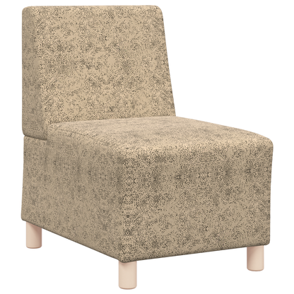 Sofa Stoel met kussen 2 pcs Lichtgrijs 55 cm Faux suede leer