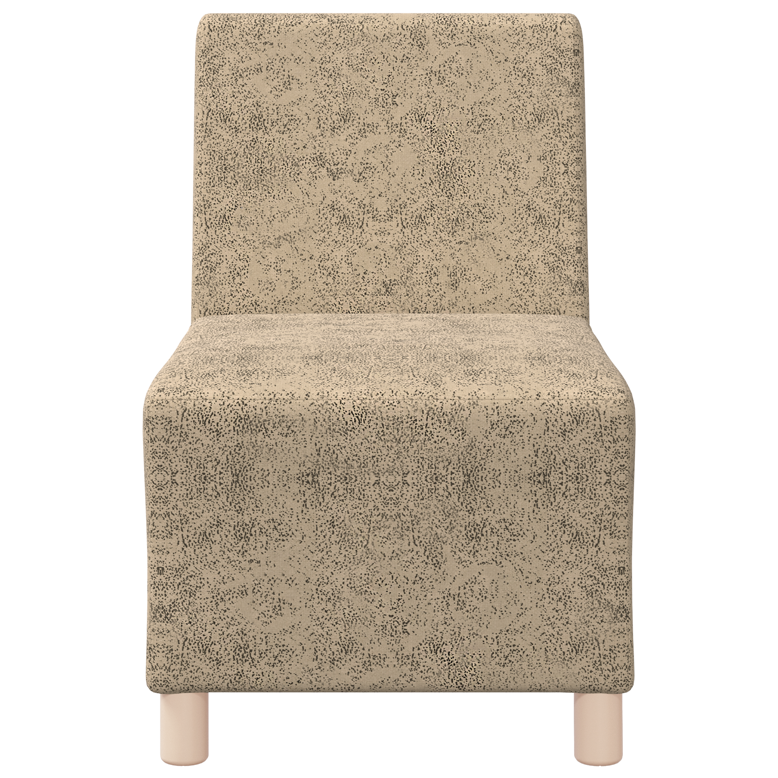 Sofa Stoel met kussen 2 pcs Lichtgrijs 55 cm Faux suede leer