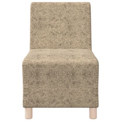 Sofa Stoel met kussen 2 pcs Lichtgrijs 55 cm Faux suede leer