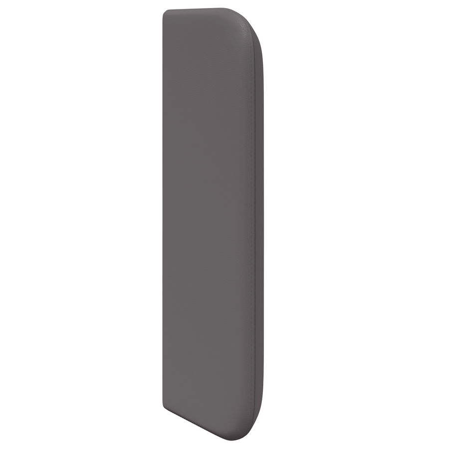 Hoofdbordoren 2 pcs Grijs 40 x 16 x 5 cm Kunstleer