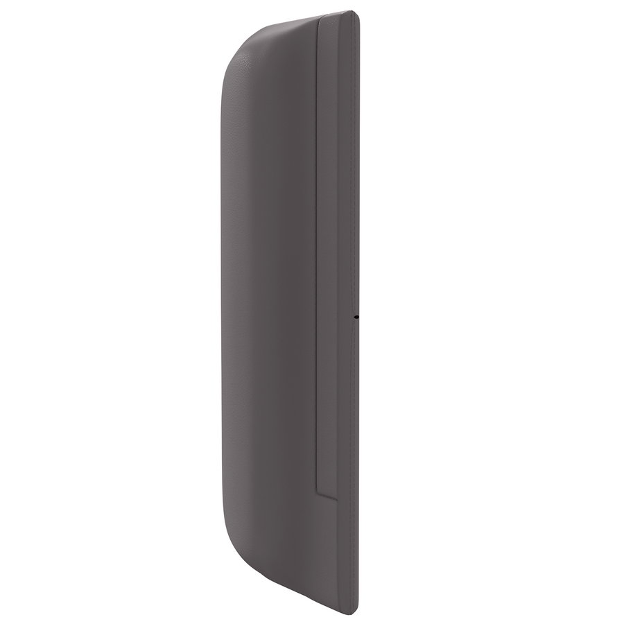 Hoofdbordoren 2 pcs Grijs 40 x 16 x 5 cm Kunstleer