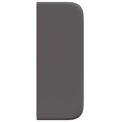 Hoofdbordoren 2 pcs Grijs 40 x 16 x 5 cm Kunstleer
