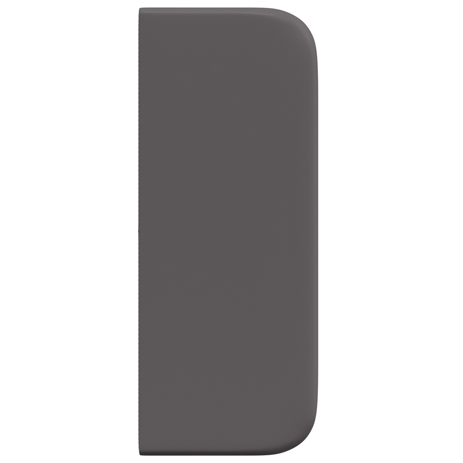 Hoofdbordoren 2 pcs Grijs 40 x 16 x 5 cm Kunstleer