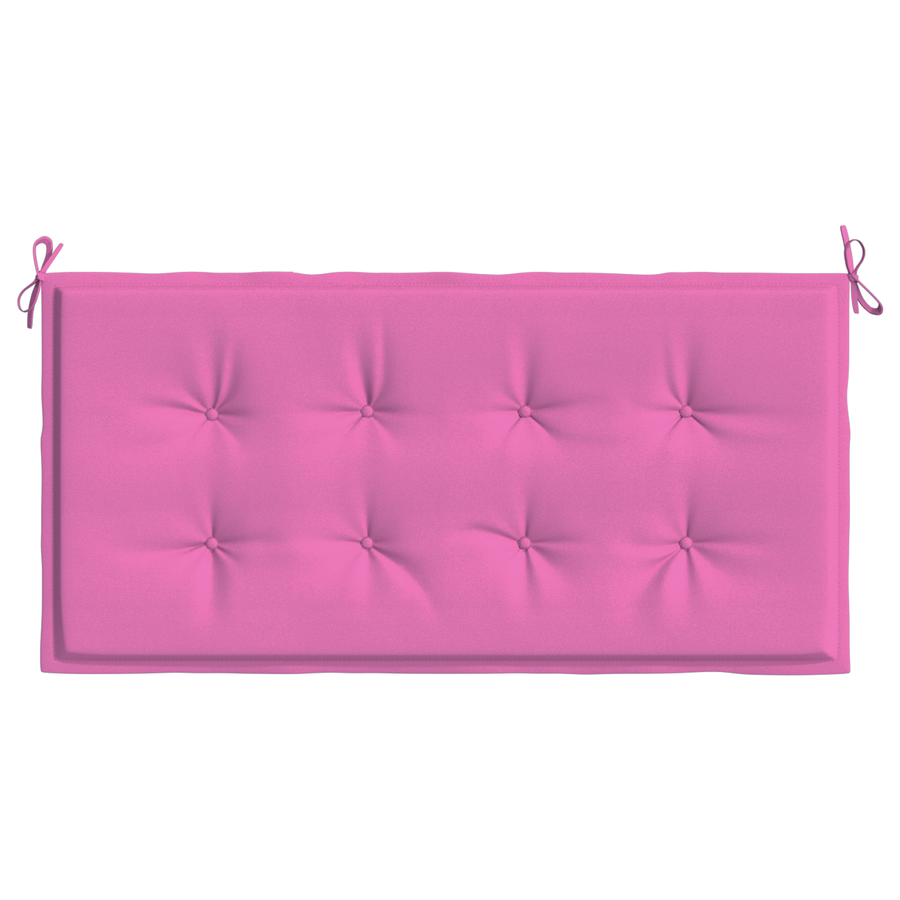 Roze Tuinbank Kussen - 100x50x4 cm, Oxford Stof