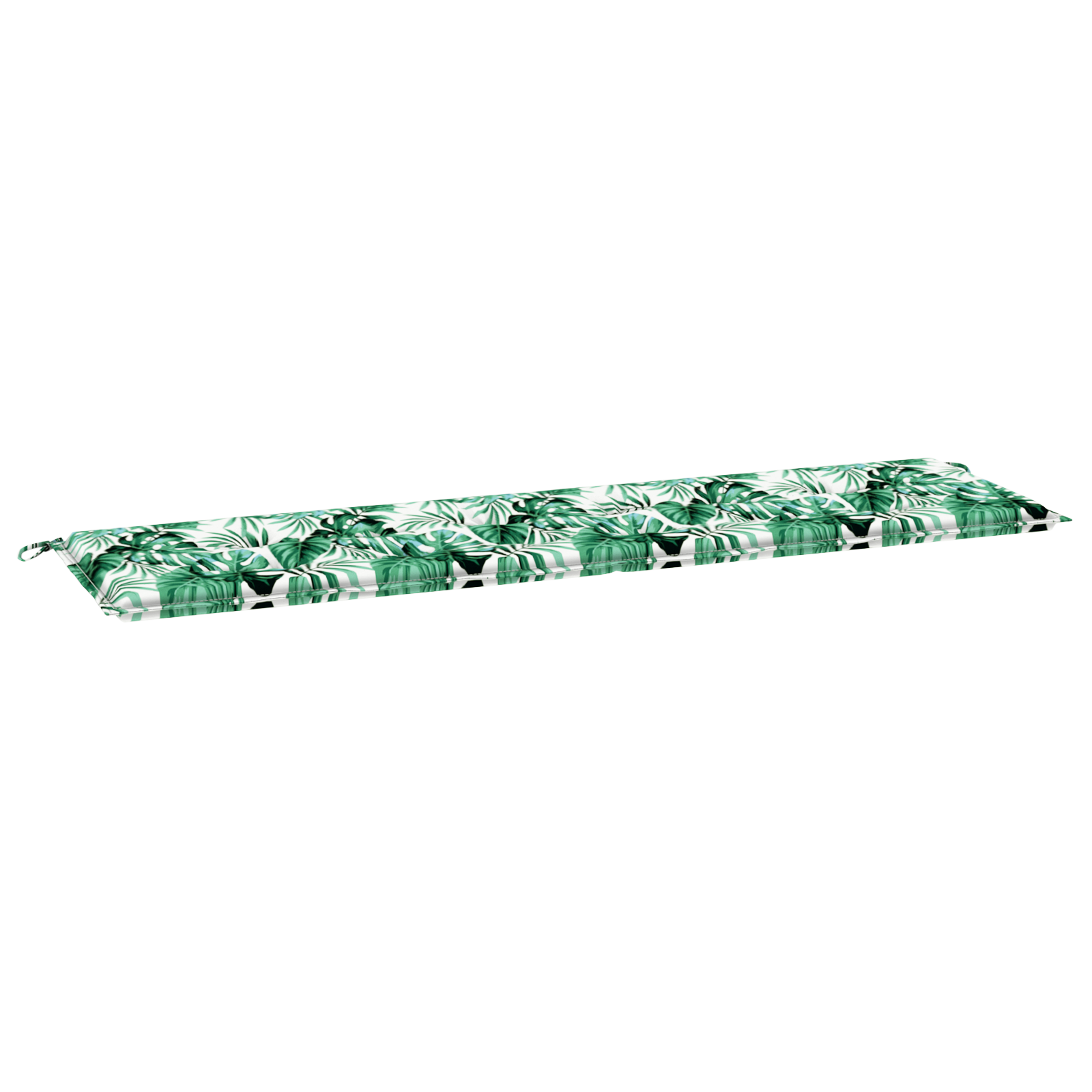 Tuinbankkussen 180x50x4 cm bladpatroon oxford stof