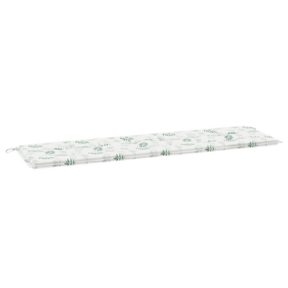 Tuinkussen met Bladerenpatroon - 180x50x4 cm, gemaakt van Oxford-stof
