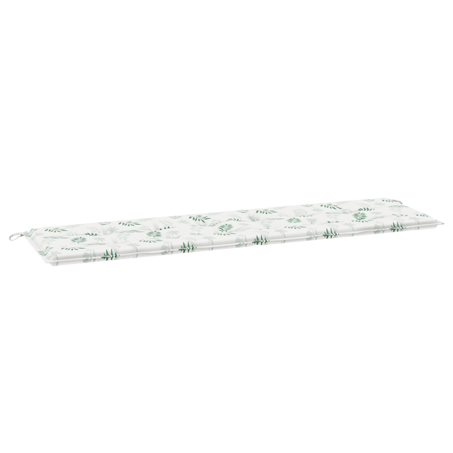 Tuinkussen met Bladerenpatroon - 180x50x4 cm, gemaakt van Oxford-stof