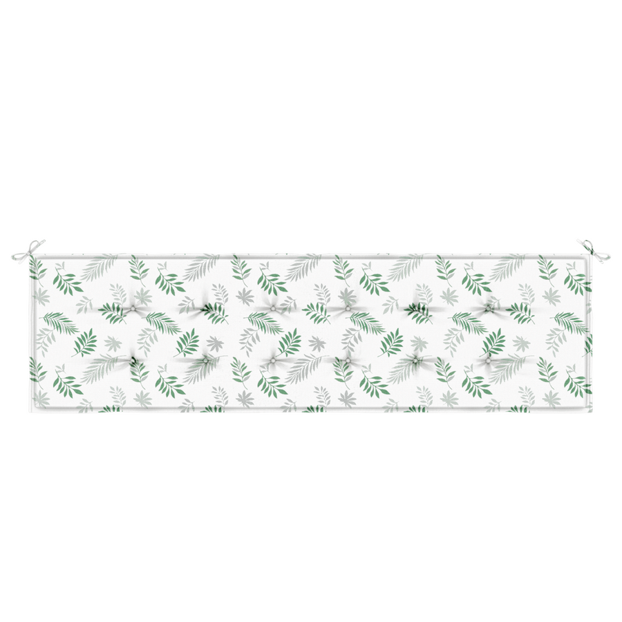 Tuinkussen met Bladerenpatroon - 180x50x4 cm, gemaakt van Oxford-stof