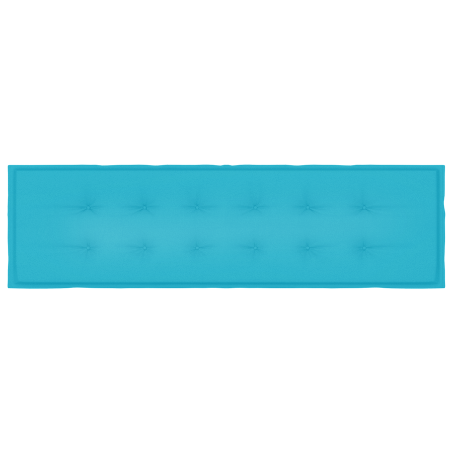 Tuin Bank Kussen - Turquoise, 180x50x4 cm, Oxford Stof