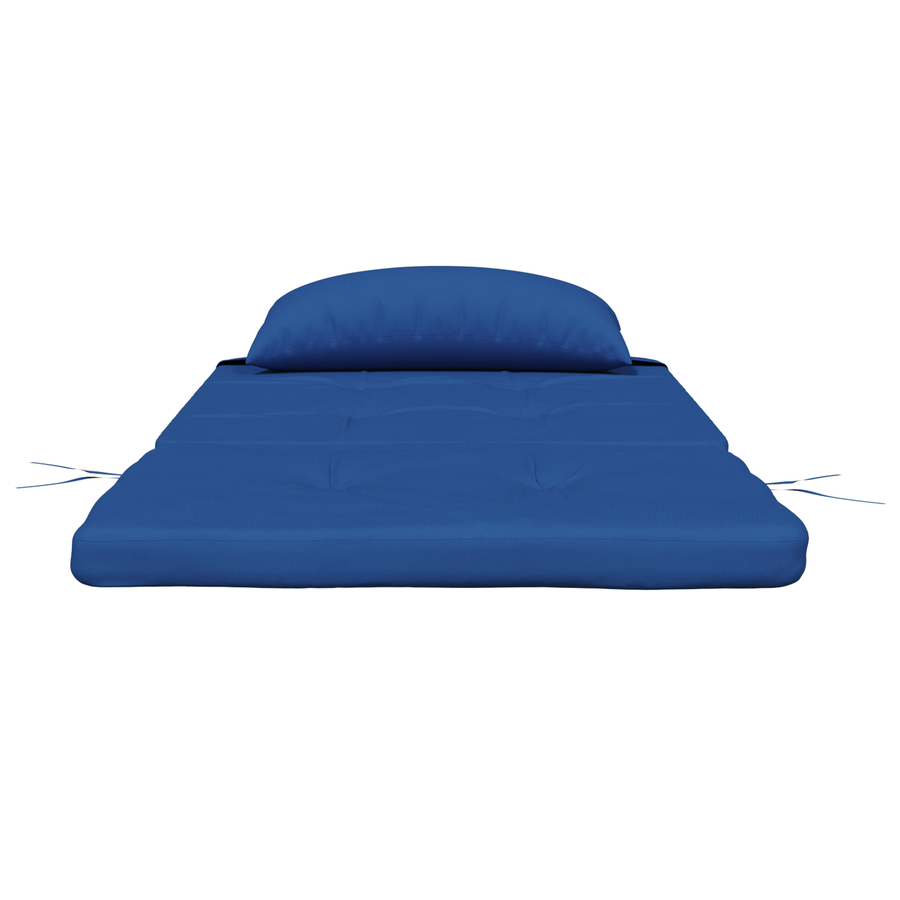 Blauwe Kussen Set Blauw Katoen, Hout Standaard Kussen Set