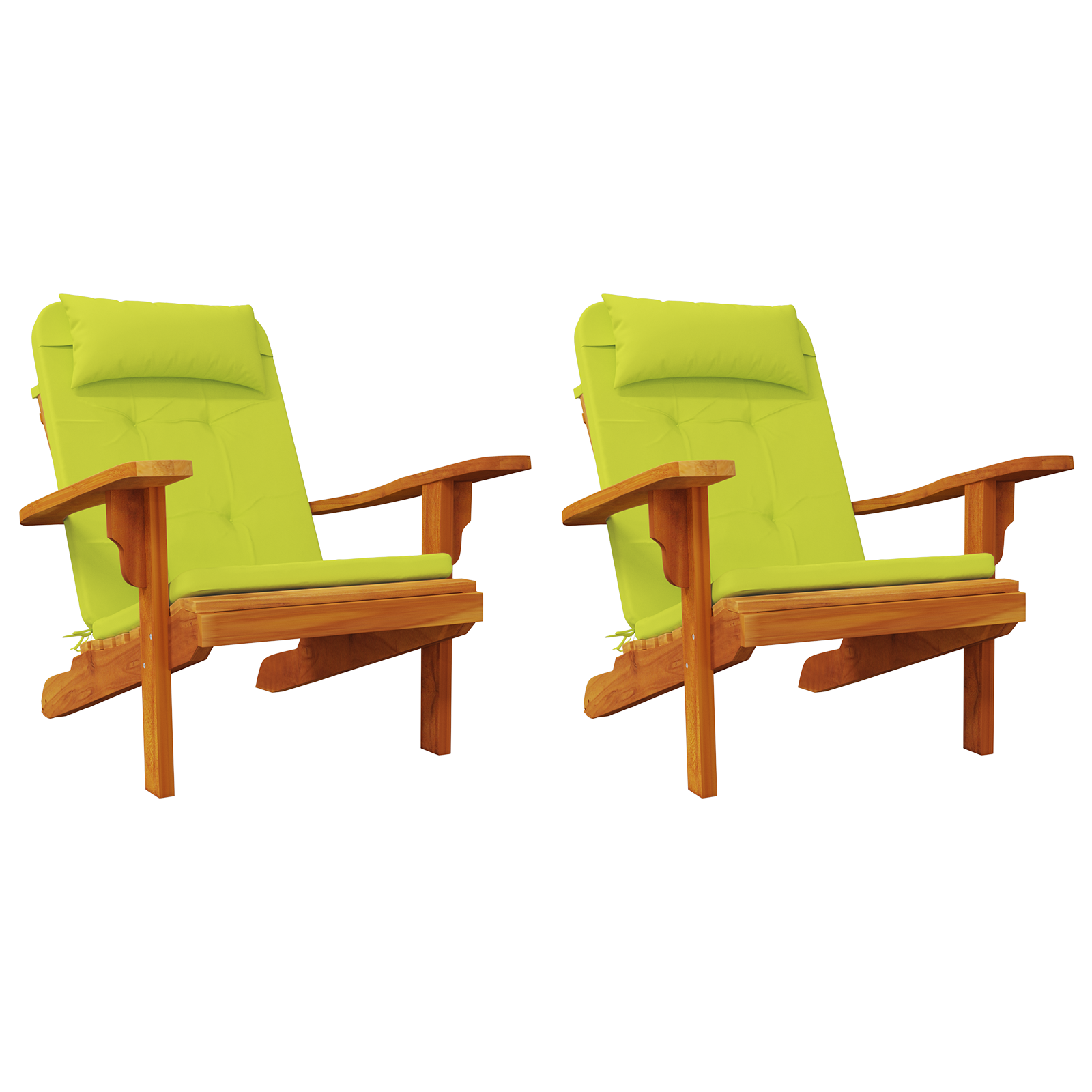 Felle Groene Stoelkussens Felle groene Polyester Middelgroot