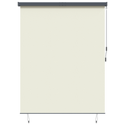 Rolgordijn crème 200 x 250 cm stof aluminium