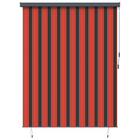Rolgordijn 200x250 cm oranje bruin gestreept