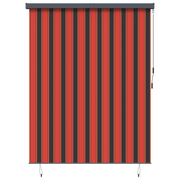 Rolgordijn 200x250 cm oranje bruin gestreept