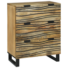 Sideboard with drawer Brown 60 x 33.5 x 75 cm Solid mango wood