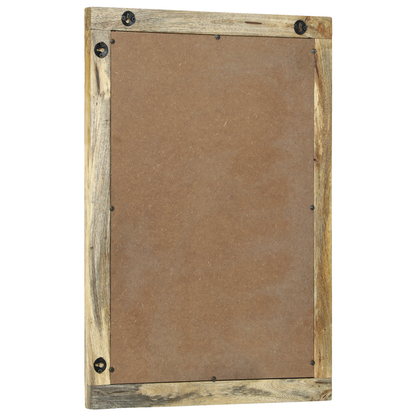 Badkamerspiegel 50x70x30 cm Massief Mango Hout