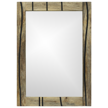 Badkamerspiegel 50x70x30 cm Massief Mango Hout