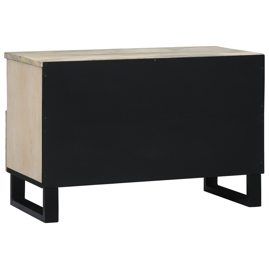 Entertainment Centra & TV Stands Wit en zwart 70 x 33.5 x 46 cm