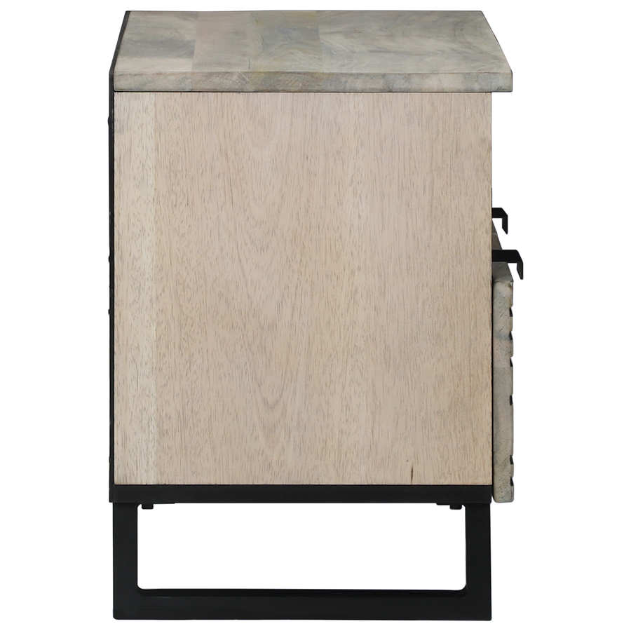 Entertainment Centra & TV Stands Wit en zwart 70 x 33.5 x 46 cm