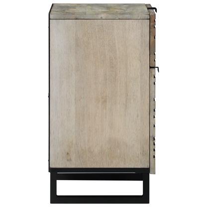 Nachtkastjes met lade Wit en zwart 50 x 33 x 60 cm