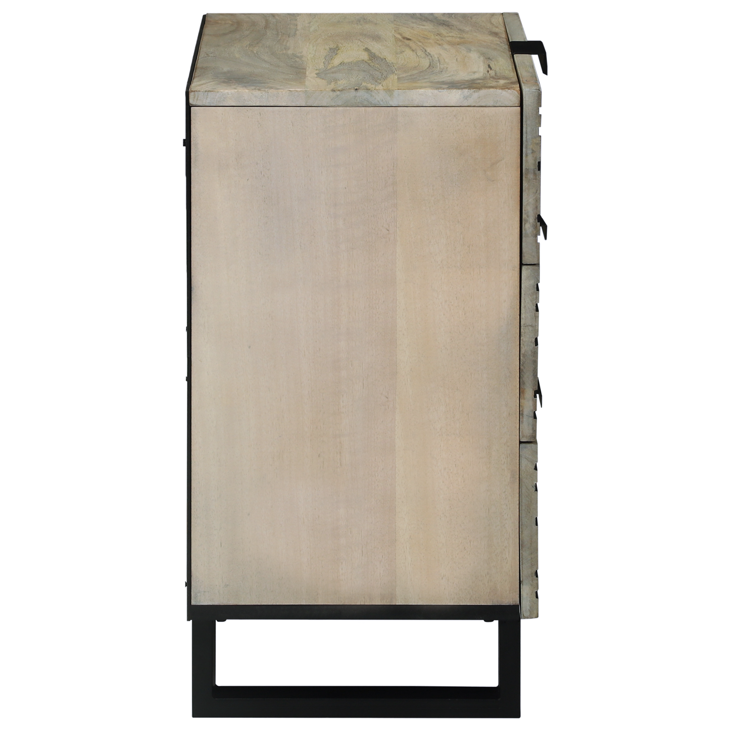 Nachtkastjes met lade Wit en zwart 50 x 33 x 60 cm