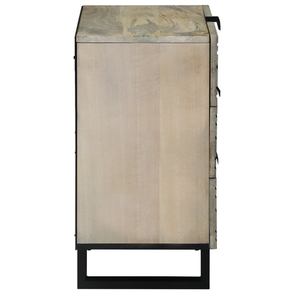 Nachtkastjes met lade Wit en zwart 50 x 33 x 60 cm