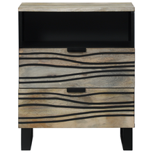 Nachtkastjes met lade Wit en zwart 50 x 33 x 60 cm