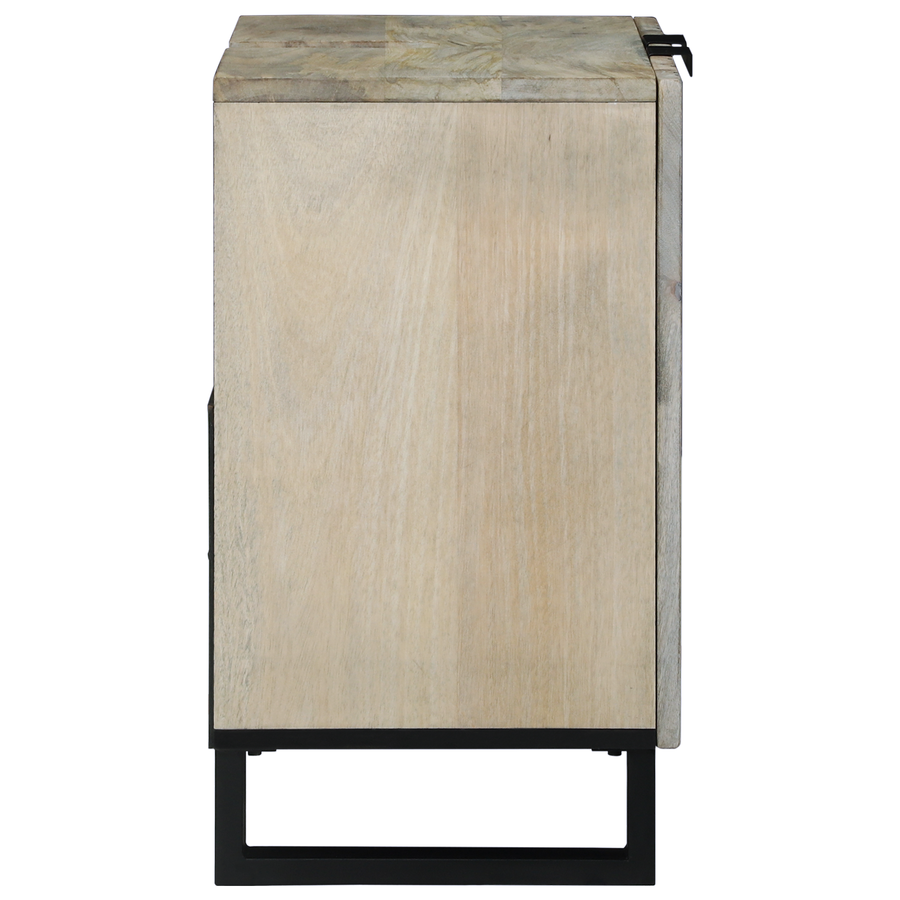Wastafelkast met plank met opslag met de deur Bruin, Zwart 62 x 33 x 58 cm