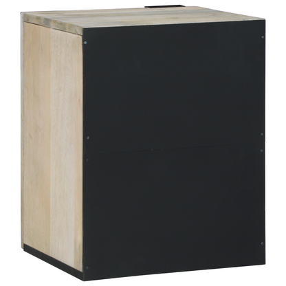 Wastafelkast met plank met opslag met de deur Bruin 38 x 33.5 x 48 cm