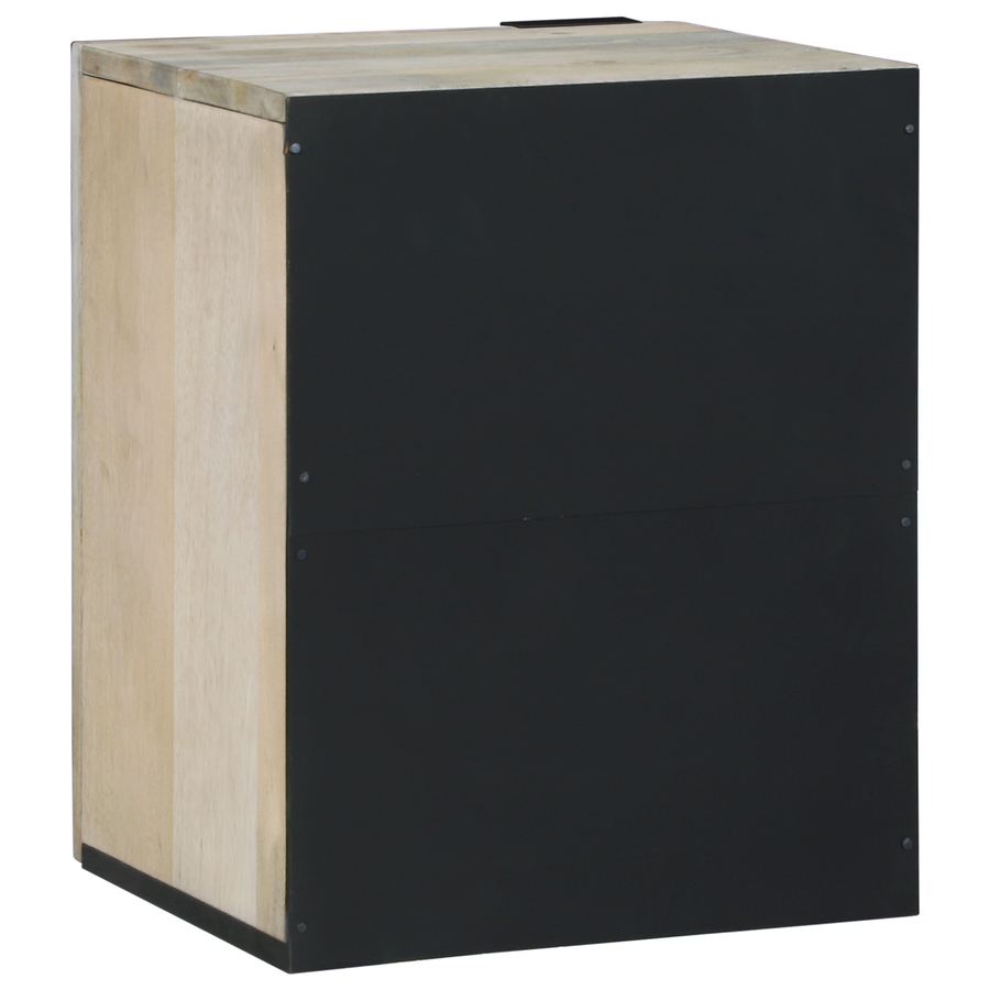 Wastafelkast met plank met opslag met de deur Bruin 38 x 33.5 x 48 cm