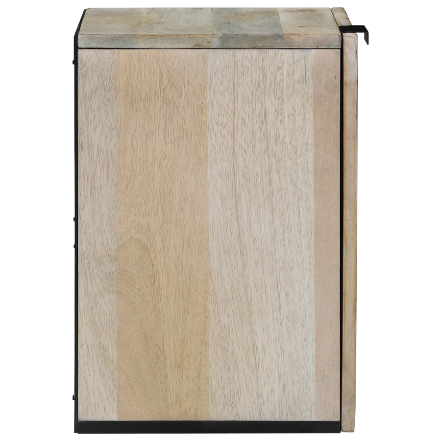 Wastafelkast met plank met opslag met de deur Bruin 38 x 33.5 x 48 cm