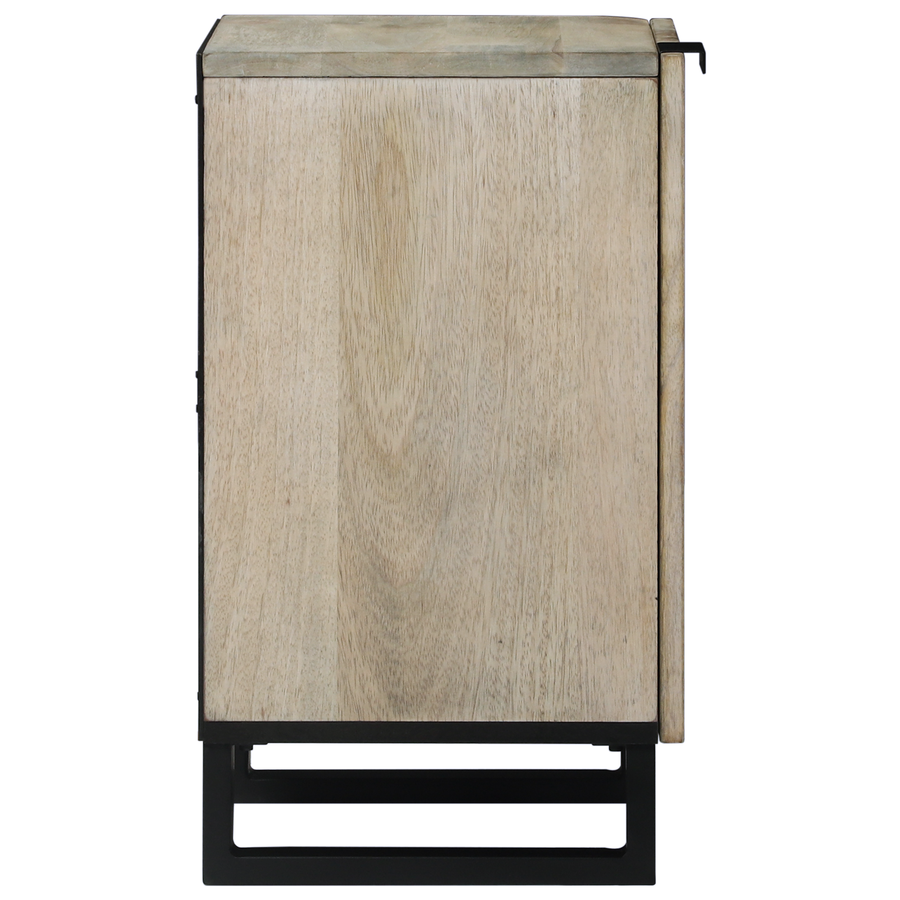 Badkamer Kast met plank met opslag met de deur Bruin, Zwart 38 x 33.5 x 58 cm