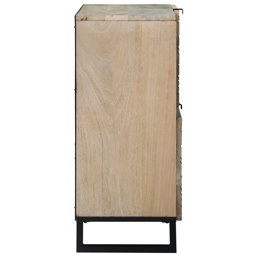 Media-opslagkasten en rekken Wit en zwart 80 x 33.5 x 75 cm