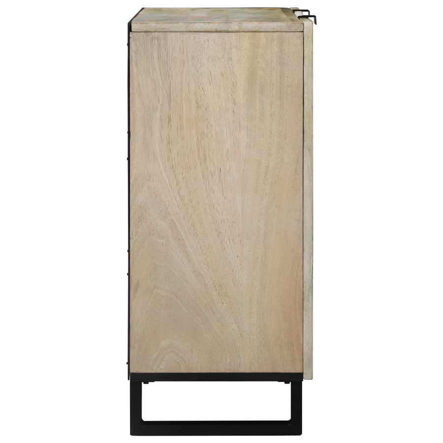Media-opslagkasten en rekken met plank met opslag met de deur 90 x 33.5 x 75 cm