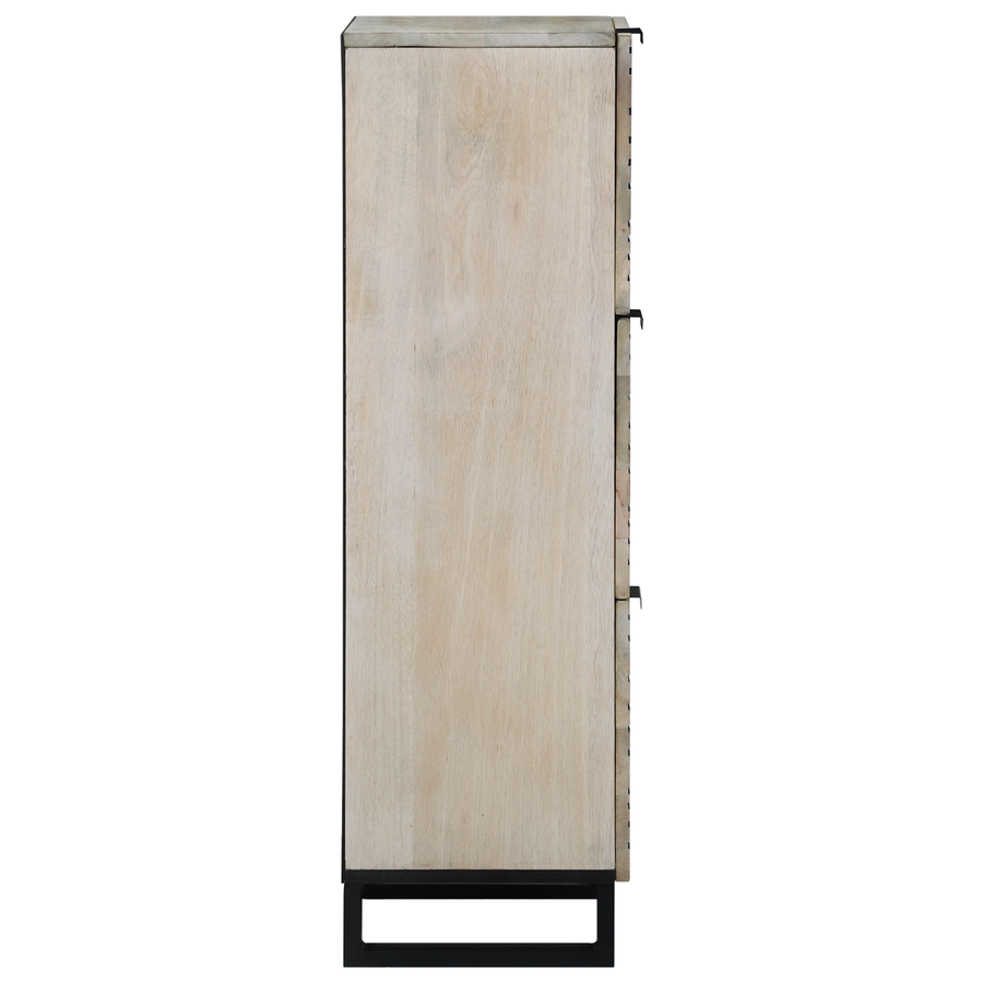 Media-opslagkasten en rekken Wit en zwart 40 x 33.5 x 110 cm