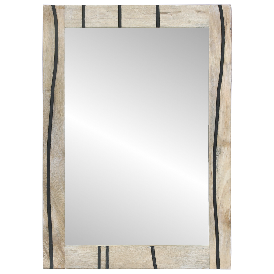 Badkamermeubels met spiegel Bruin, zilver 50 x 2.5 x 70 cm