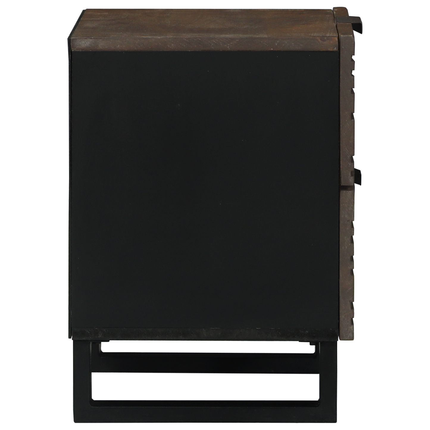 Nachtkastje met lade Walnotenhout 40 x 33.5 x 46 cm