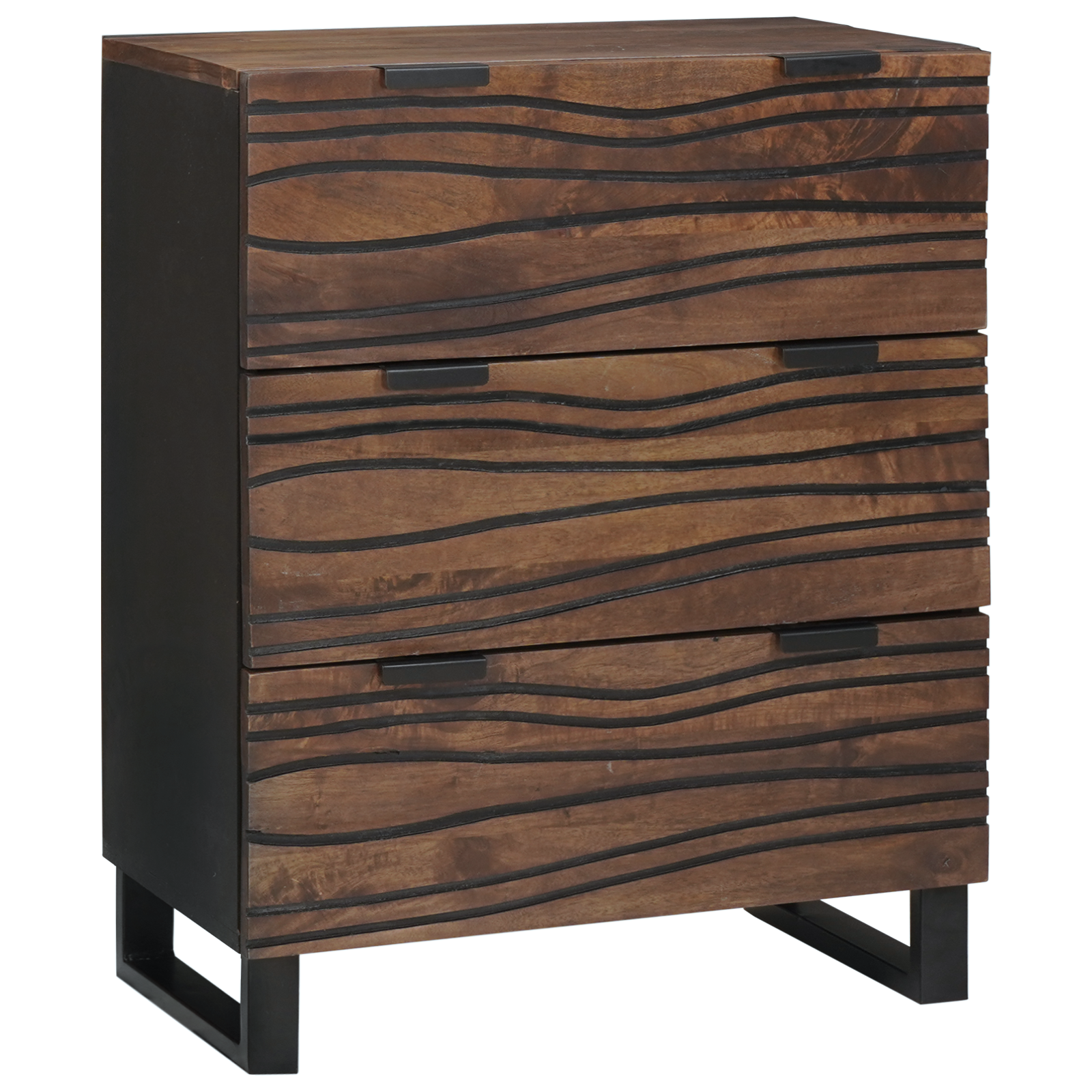 Dressoir van 60x33,5x75 cm van Massief Mango Hout
