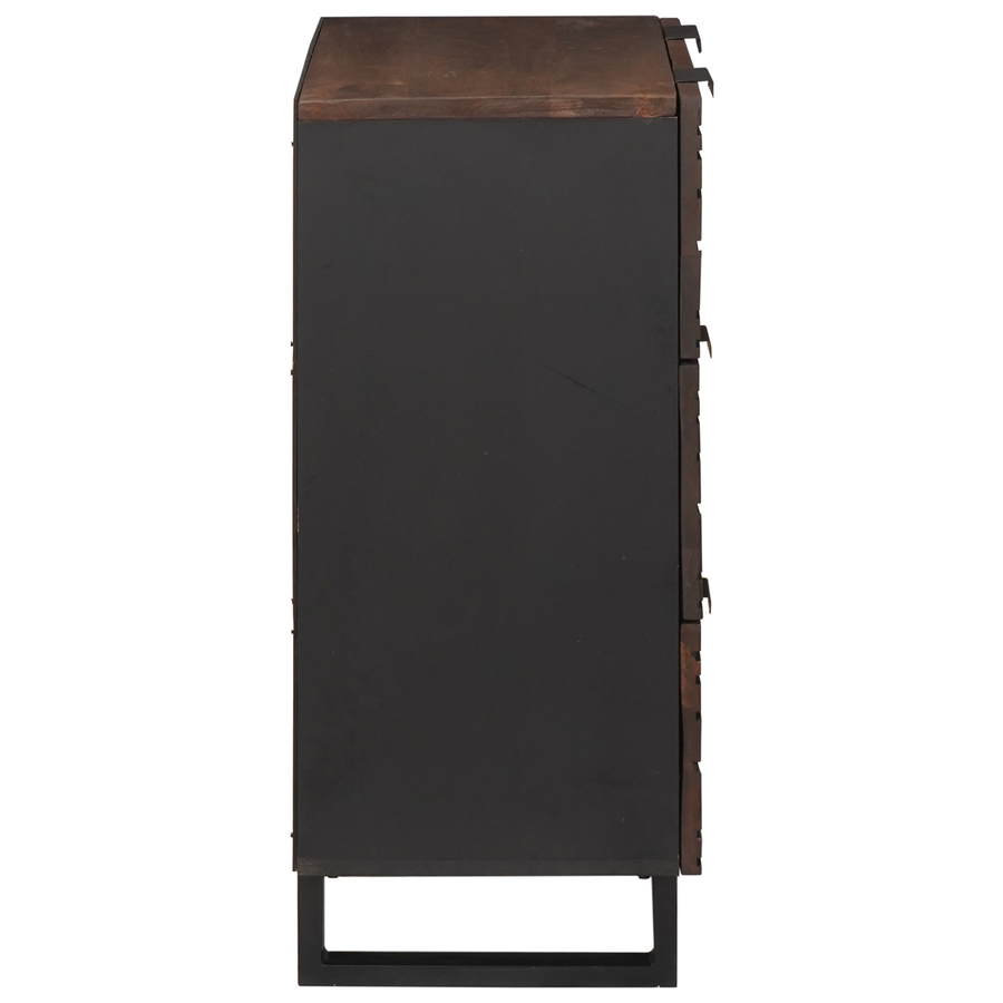 Dressoir van 60x33,5x75 cm van Massief Mango Hout