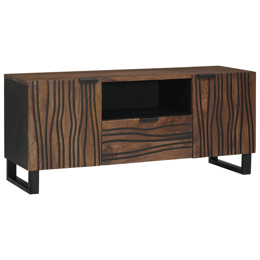 TV-kast 105x33,5x46 cm van massief mango hout