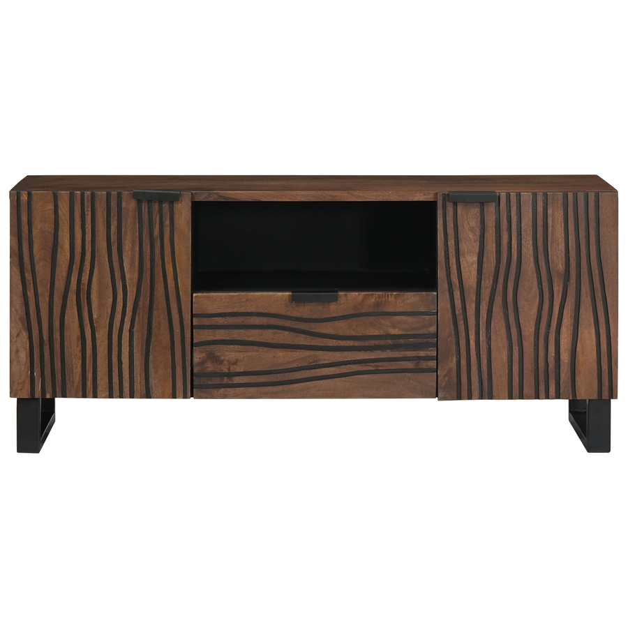 TV-kast 105x33,5x46 cm van massief mango hout