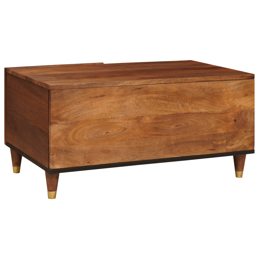Salontafels Bruin 80 x 50 x 40 cm Rotan en massief mango-hout