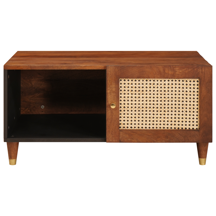 Salontafels Bruin 80 x 50 x 40 cm Rotan en massief mango-hout