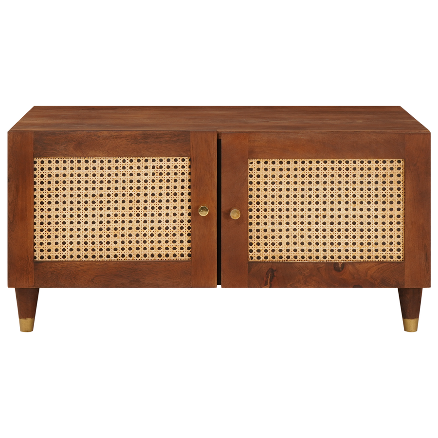 Salontafels Bruin 80 x 50 x 40 cm Rotan en massief mango-hout
