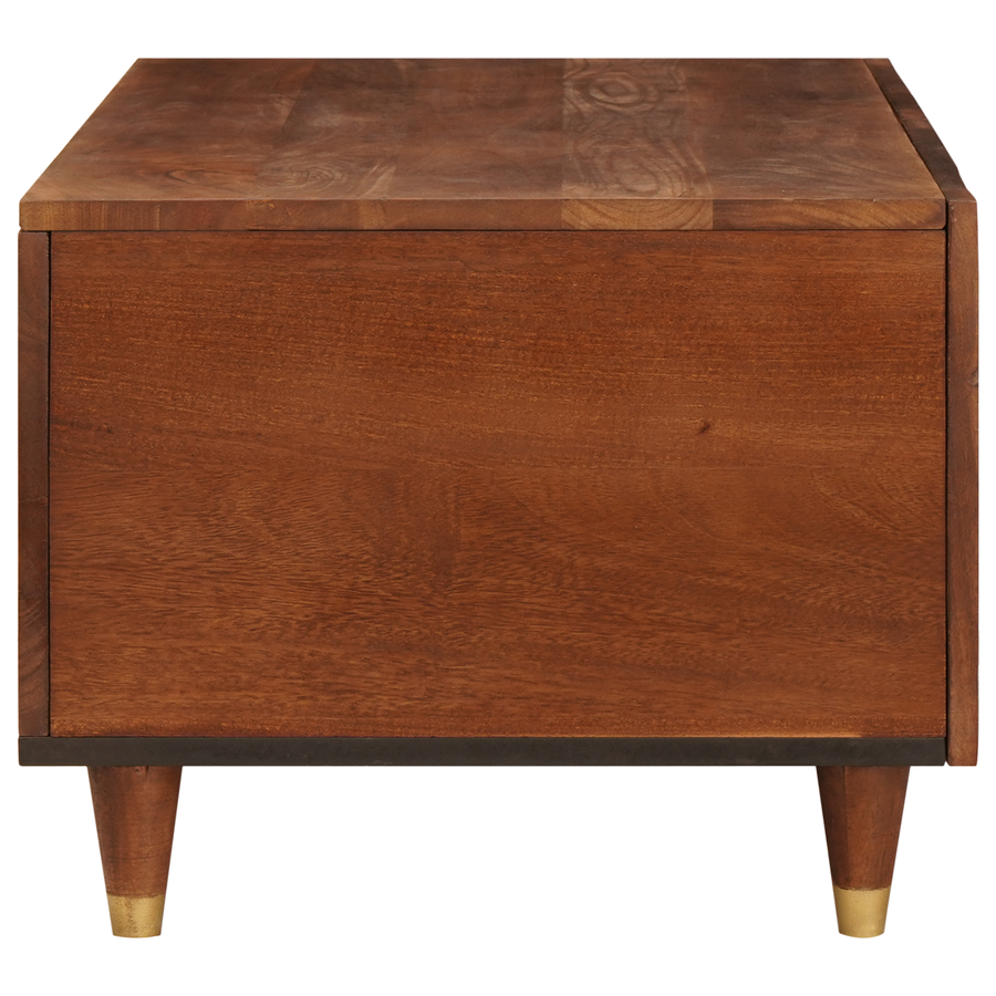 Salontafels Bruin 80 x 50 x 40 cm Rotan en massief mango-hout