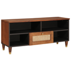 Tv-kast massief mango hout 100x33,5x46 cm bruin