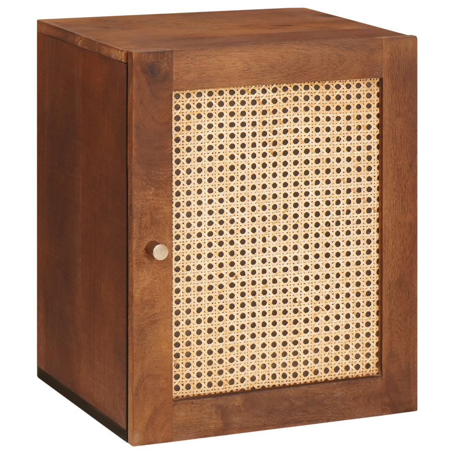 Badkamer Kast met plank met opslag met de deur Bruin 38 x 33.5 x 48 cm
