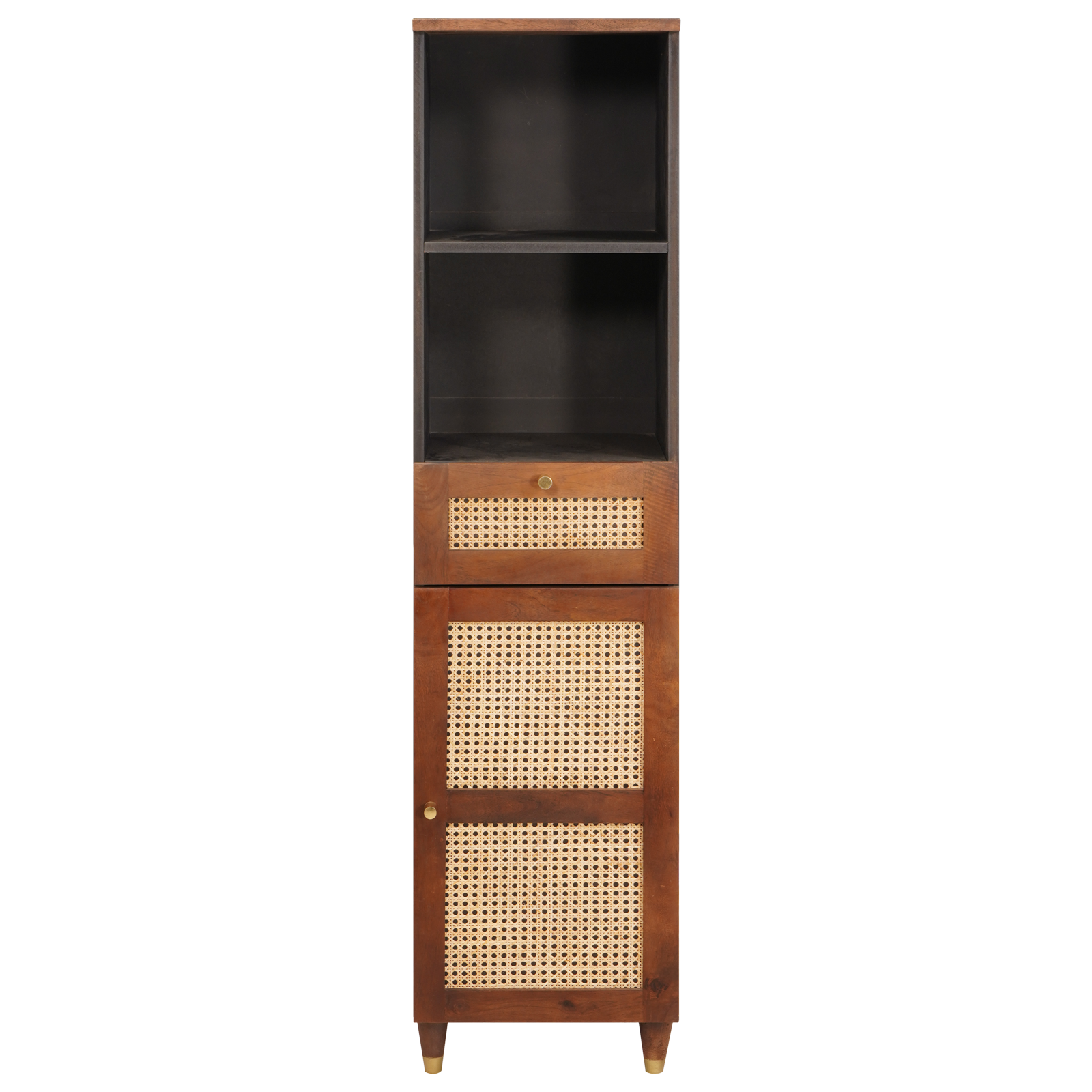 Dressoir met lade met plank met opslag met de deur Bruin 38 x 33.5 x 160 cm